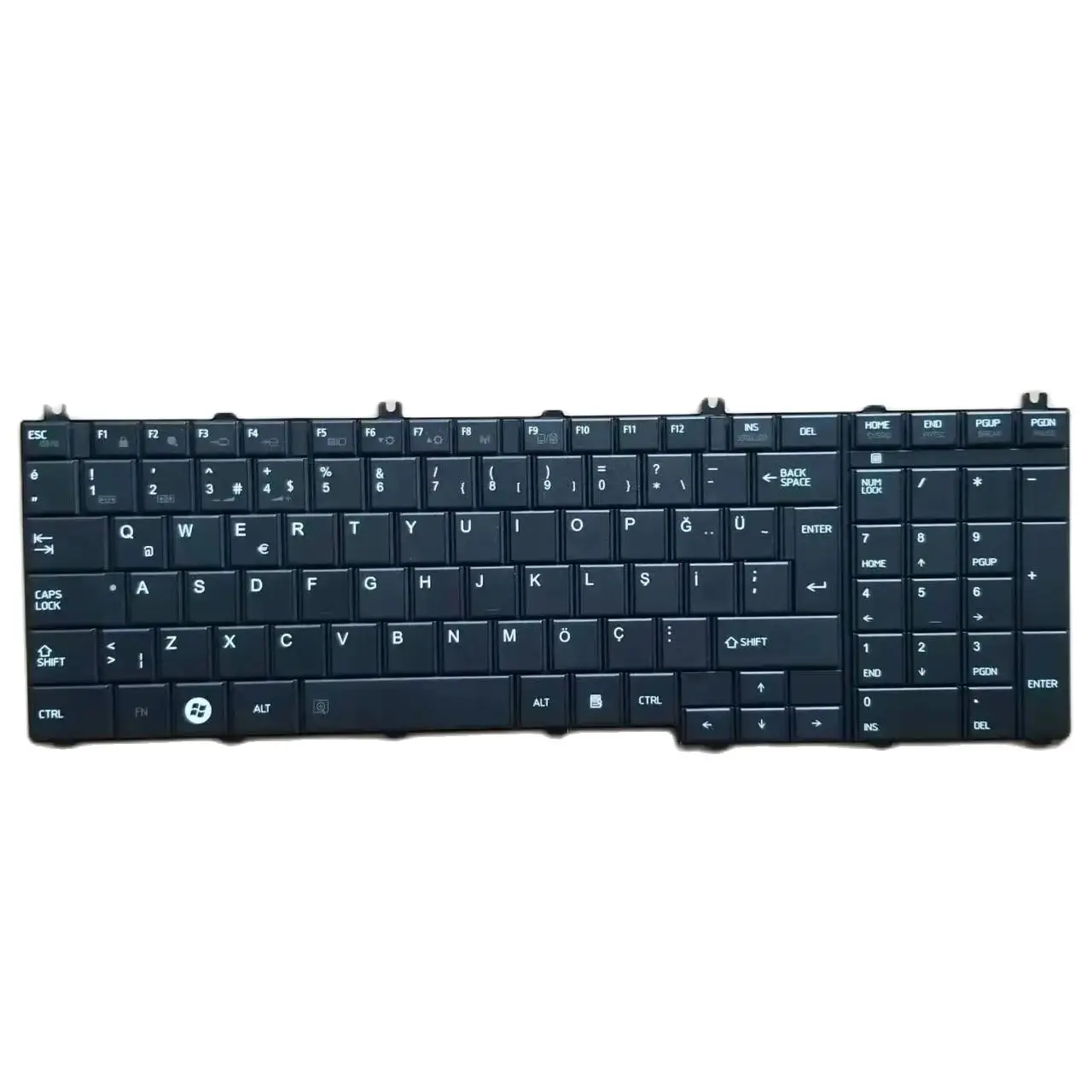 New TR Turkish Keyboard For Toshiba Satellite C650 C660 C655 C675 L650 L660 L655 L675 C660d C650D Black