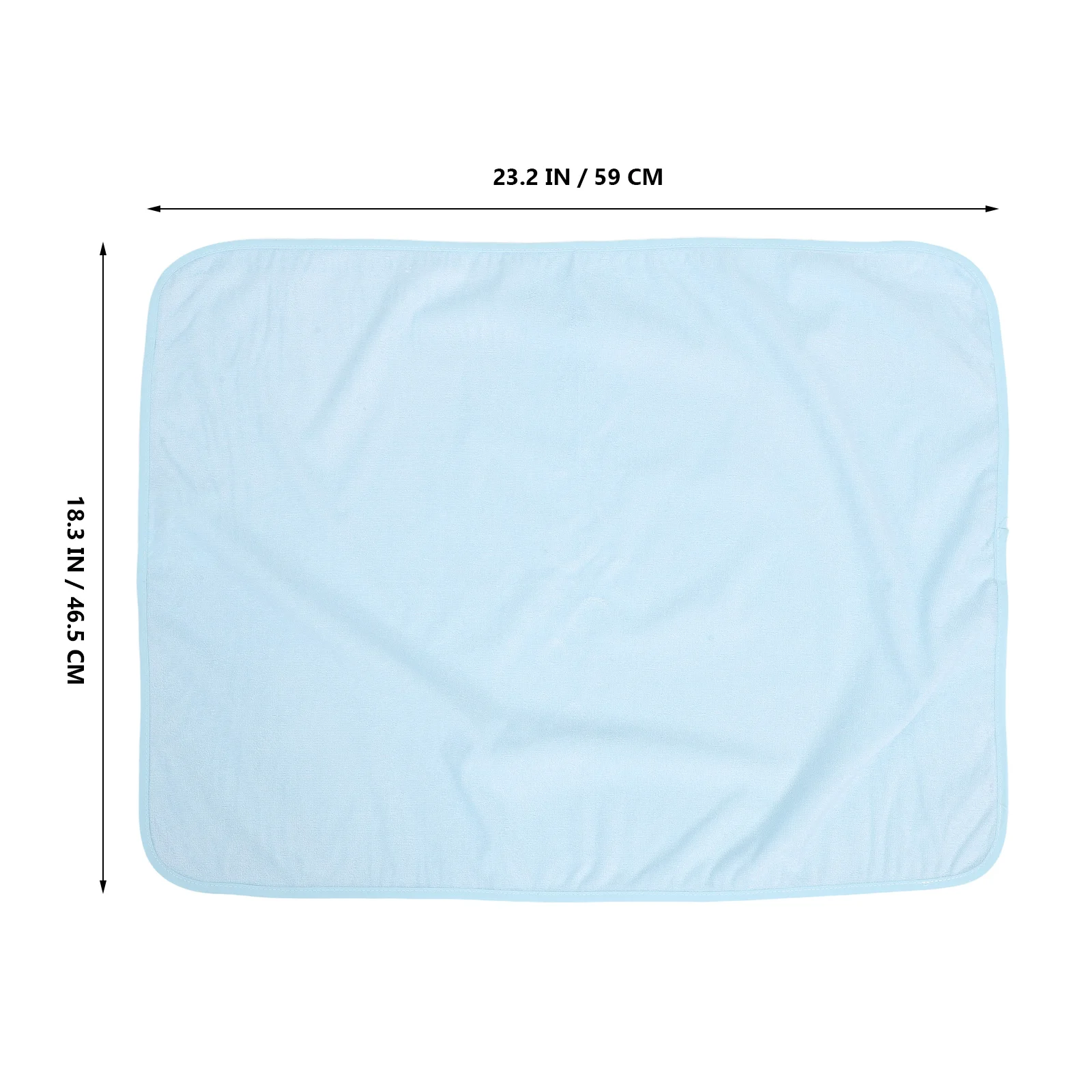 2 قطعة وسادة حفاضات سلس البول تنفس قابلة لإعادة الاستخدام قابل للغسل حماية السرير للبالغين المسنين مريحة مانعة للتسرب