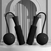 Professional Heavy Cordless Skipping Rope Fitness Jump Rope with Big Ball, Suitable for Household Indoor Sports, Fat Burning