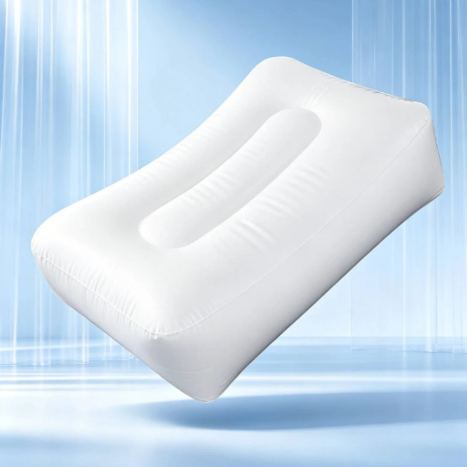 Inflatable Seat Cushion Waterproof Inflatable Cushion Thickened Compact for Campers, Camping, Fishing