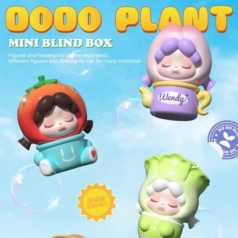 Original DODO PLANT Series Mini Blind Box Toys Mystery Box Doll Cute Anime Figure Desktop Model Surprise Girls Gift Collection