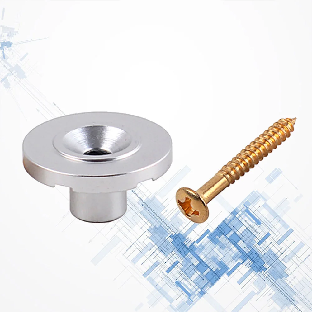 

1pcs Aluminum Alloy Guitar Pressure String Retainer Buckle Silver For Bass Electric Guitar Parts Accessories Tree Retainer
