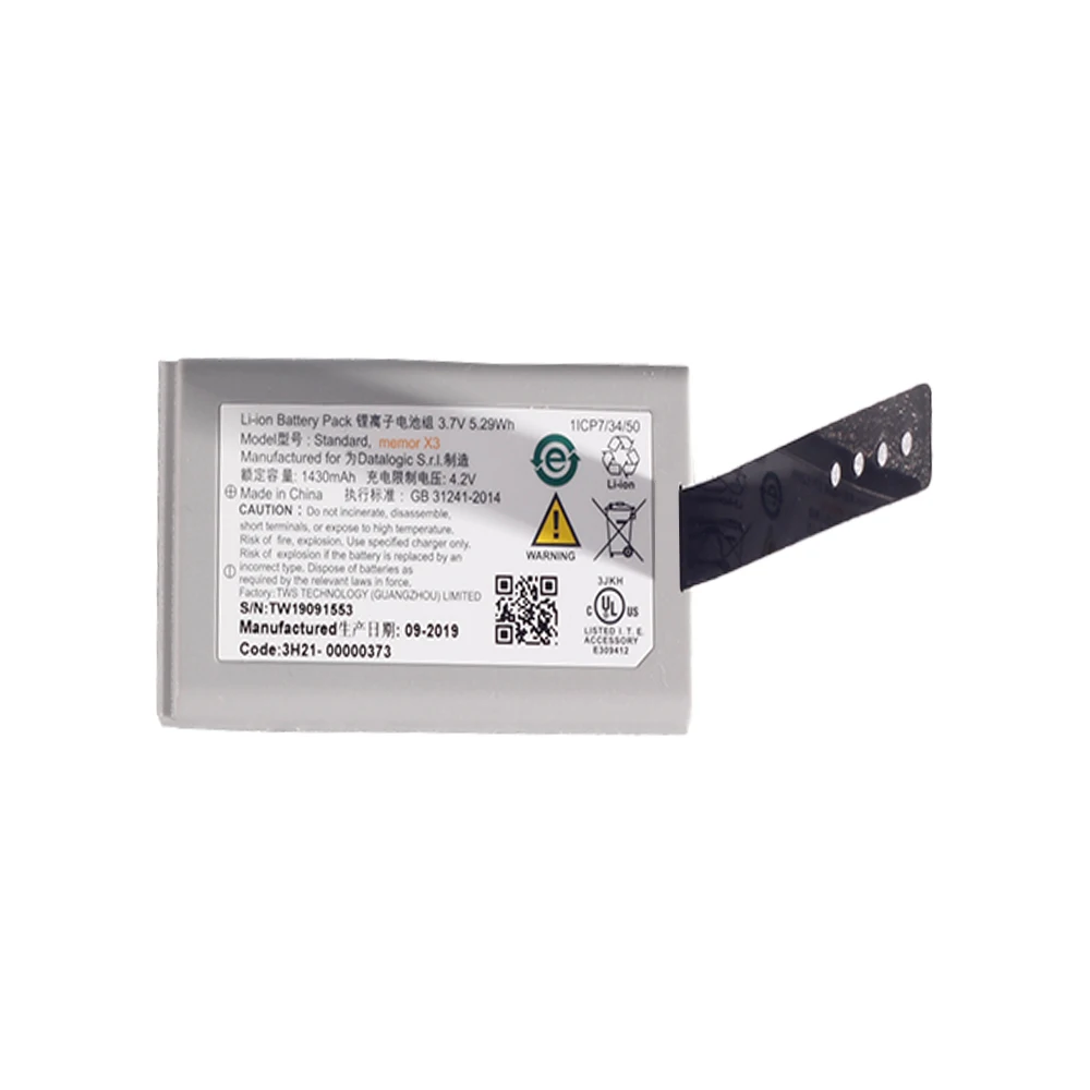 

3.7v 1430mAh new original battery for datalogic Standard Memor X3