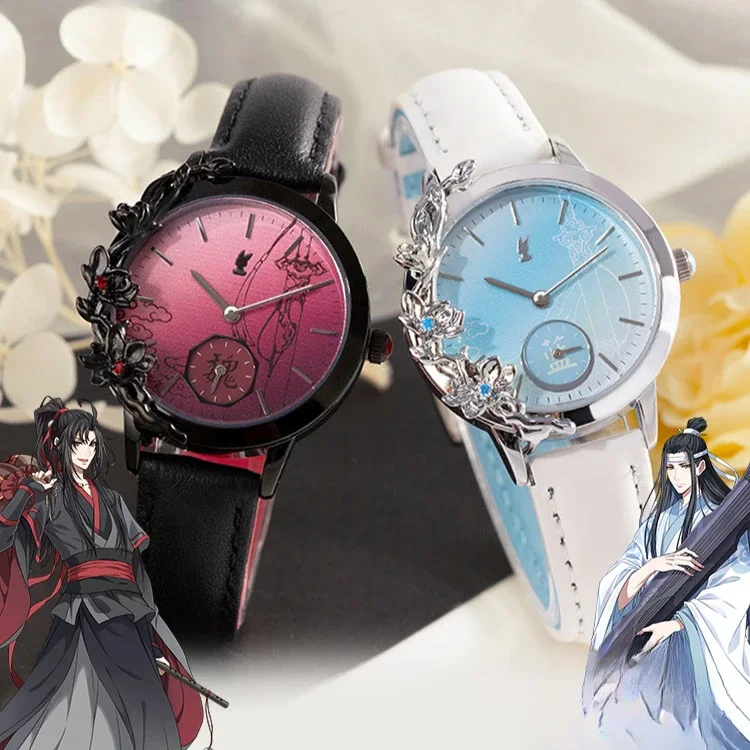 

Anime Grandmaster of Demonic Cultivation WeiWuXian LanWangJi Cosplay Quartz Analogue Watch Decorative Frame Watches Accessory