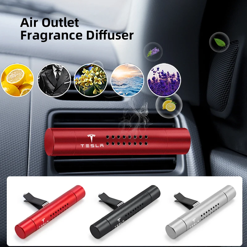 Diffuseur de parfum durable intérieur de Clip de parfum de ventilation de voiture pour Tesla modèle 3 Highland 2023 modèle S modèle X modèle Y