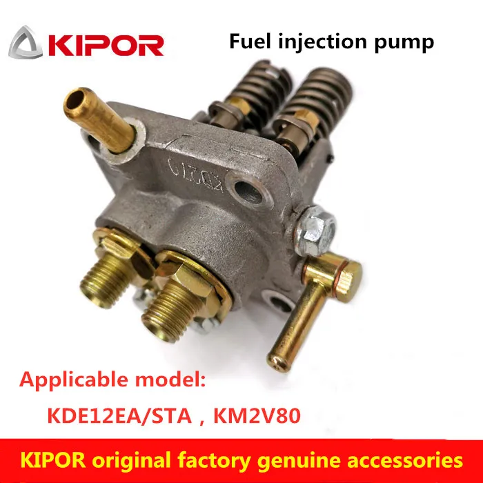 Imagem -02 - Kipor Duplo Cilindro Silencioso Gerador Diesel Acessórios Kde12sta3 Bomba de Injeção Km2v80 Acessórios