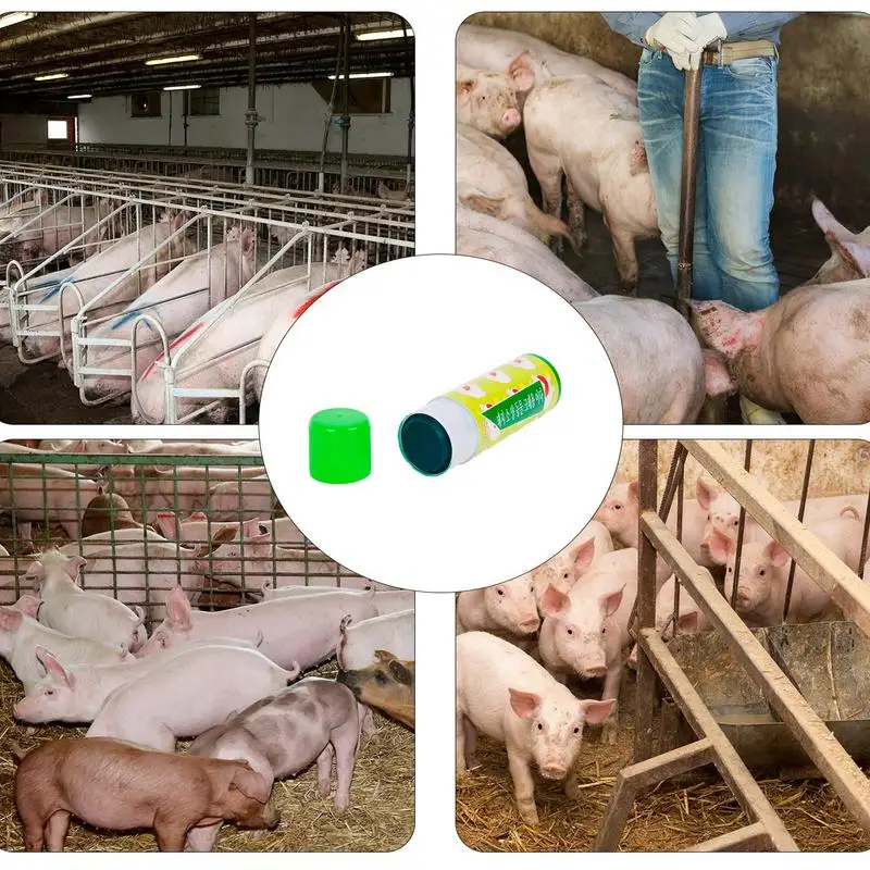 Livestock Paint Crayon Livestock Marking Paint All-Weather Highly Visible Marker Pens For Cattle Sorting Grading Inoculation
