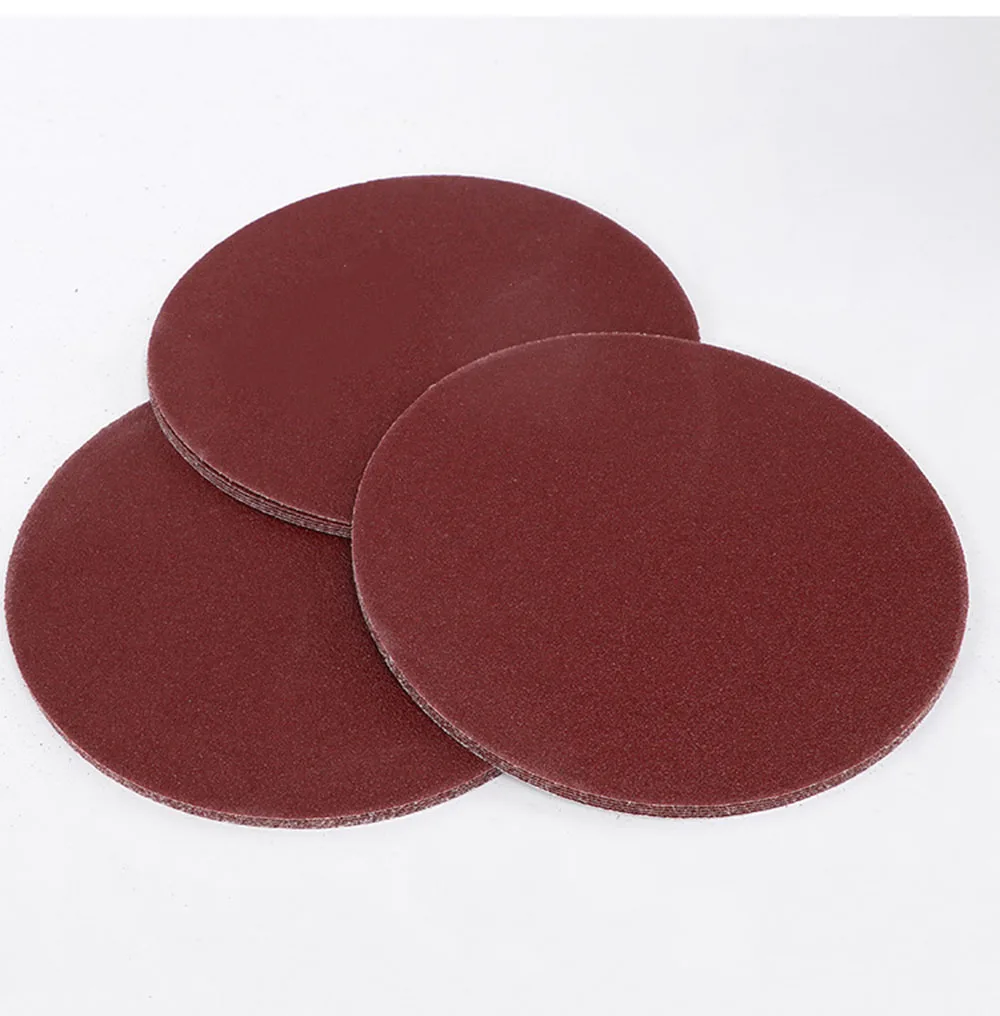 5inch round sandpaper disc flocking self adhesive sandpaper 125mm woodworking sandpaper air mill polishing sandpaper