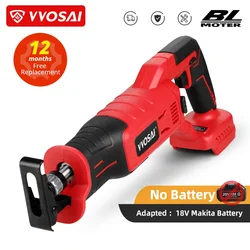 VVOSAI MT-Series 20V Electric Saw Battery Rechargeable Brushless Motor One-handed Cordless Reciprocating Saw Woodworking Pruning