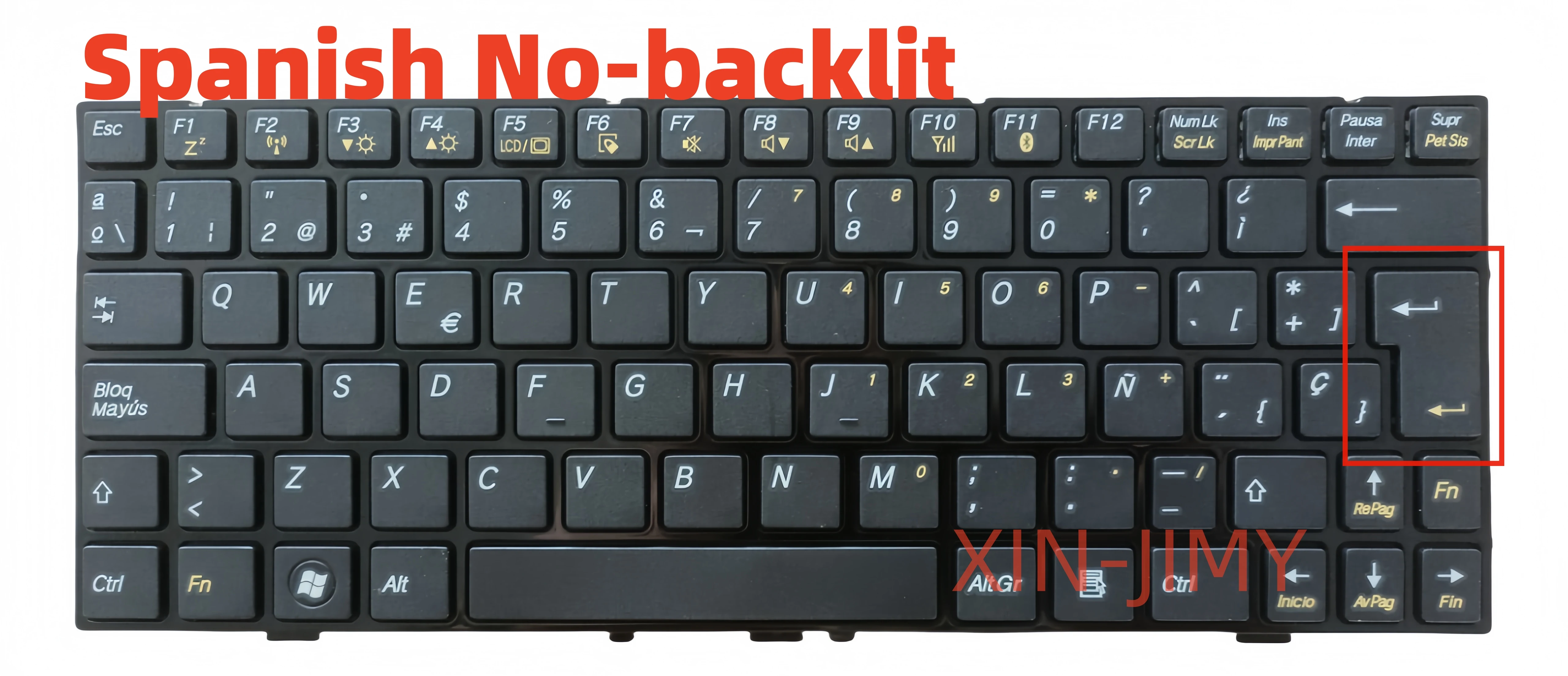 Spanish black Laptop keyboard For Gigabyte T1000 Touch Note 2Z703-UI100-S11S V103645AK2-SP without  backlit