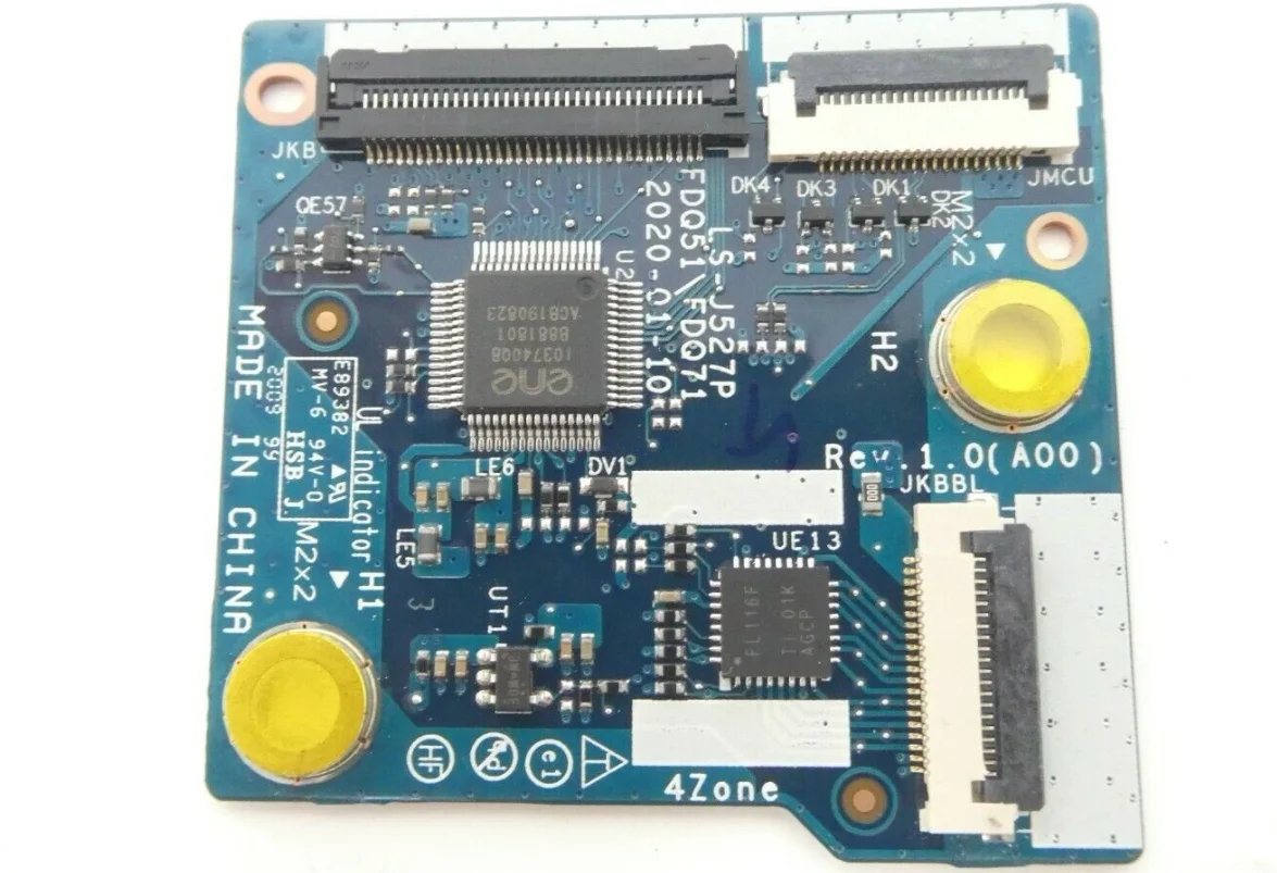 For DELL Alienware M15 R3 M17 R3 Keyboard Transfer Board LS-J527P 0HH20M