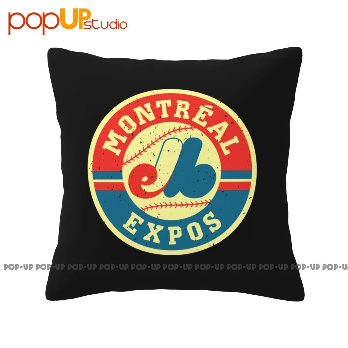 Spring Montreal Expos 1969 Pillowcase Throw Pillow Cover Printed Customized Brief Style