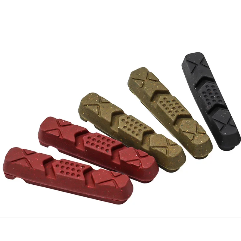 MUQZI Bike Brake Pads For Alloy Carbon Rim C Brake Blocks MTB Road Bicycle Brake Holder Shoes