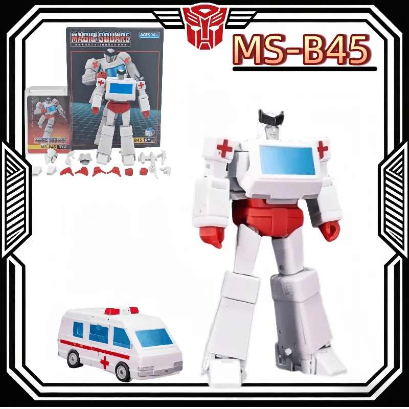 

MS-TOYS MS-B45 Ryu Rachet Transformation Toy Magic Square Action Figure Mini Scale 10 cm Collectible