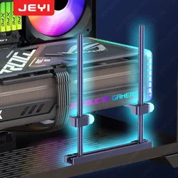 JEYI Graphics Card Brace Adjustable Full Aluminum GPU Sag Bracket VGA Video Card Stand Holder for PC Gaming 40-series GPU