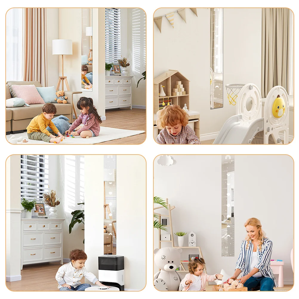 

Height Measurement Sticker For Kids Mirror Growth Chart Wall Decal Indoor Height Chart For Children Bedroom Nursery Decor