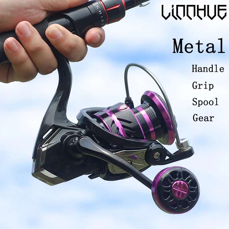 Carrete giratorio LINNHUE 5.2:1 – 8kg de potencia para mar y carpfishing