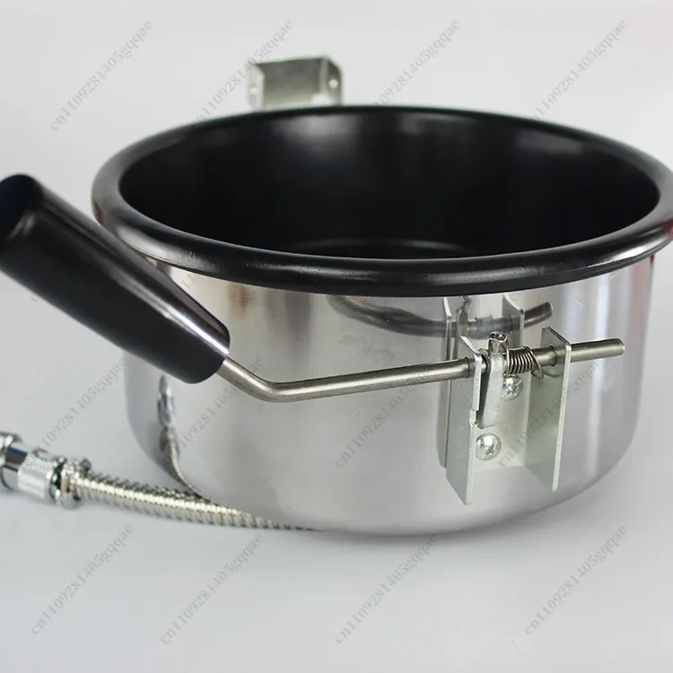 Popcorn Pot, Spherical Popcorn Machine, Anti-scorch Pot, Universal 8 Oz Popcorn Machine, Non-stick Corn Pan
