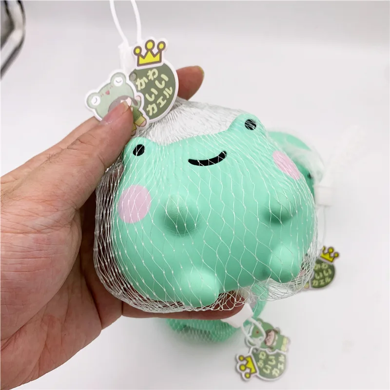 Cute Simulated Cartoon Frog PU Slow Rebound Toys Creative Soft Pinch Music Fidget Toy Children Adult Decompress Venting Toys