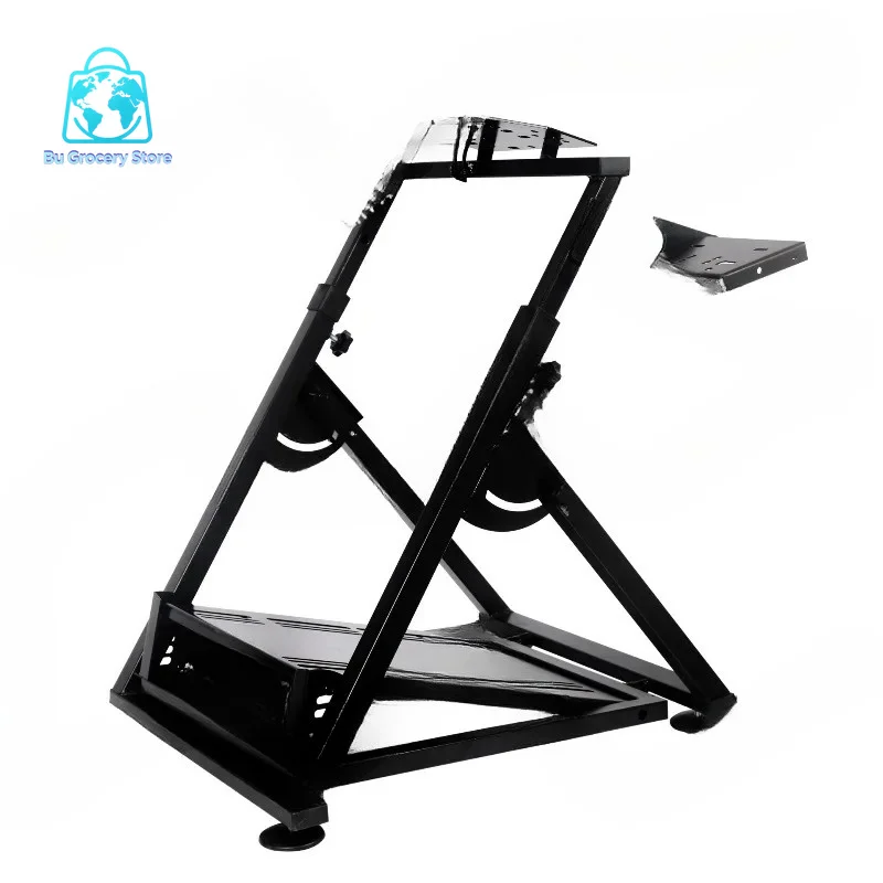 Foldable Racing Steering Wheel Stand Height Adjustable Base Compatible with Racing Wheel