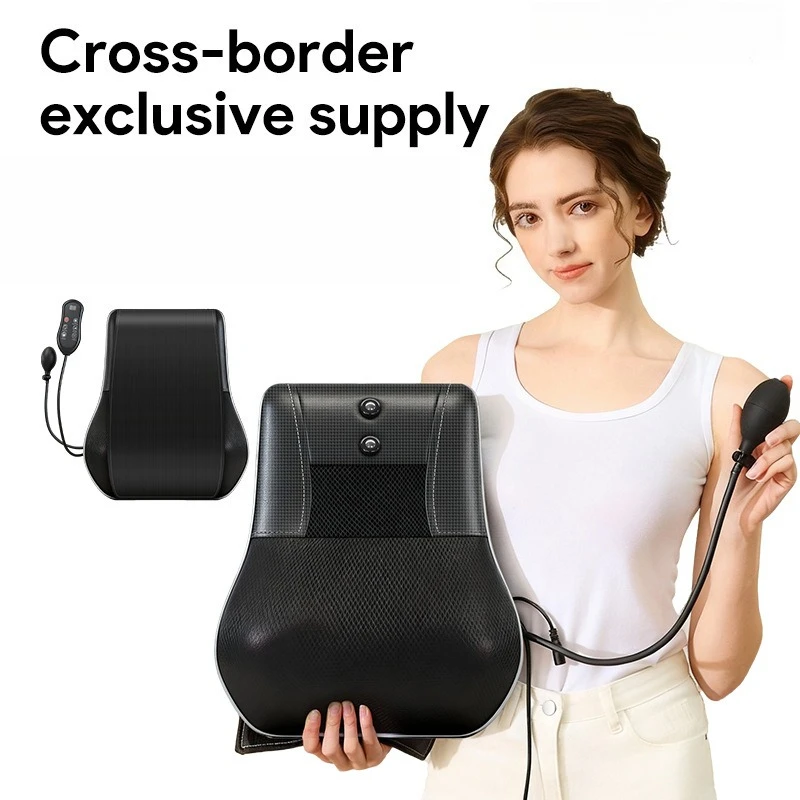 

Magnet Massage Pillow Shoulder Waist Back Airbag Kneading Massager Household Waist Massage Pillow