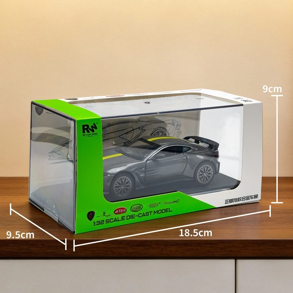 

Модель суперкара 1:32 V12 Vantage из сплава, с высокой детализацией, тонкой отделкой и отличным качеством.