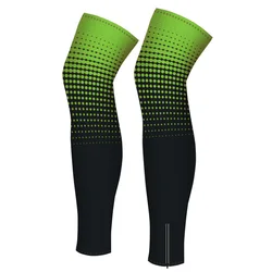 Warm Leg Sleeves for Cycling, Sun Protection, Full Length Shin Splint, Support, Ride, Basketball, Knee Brace, Calf