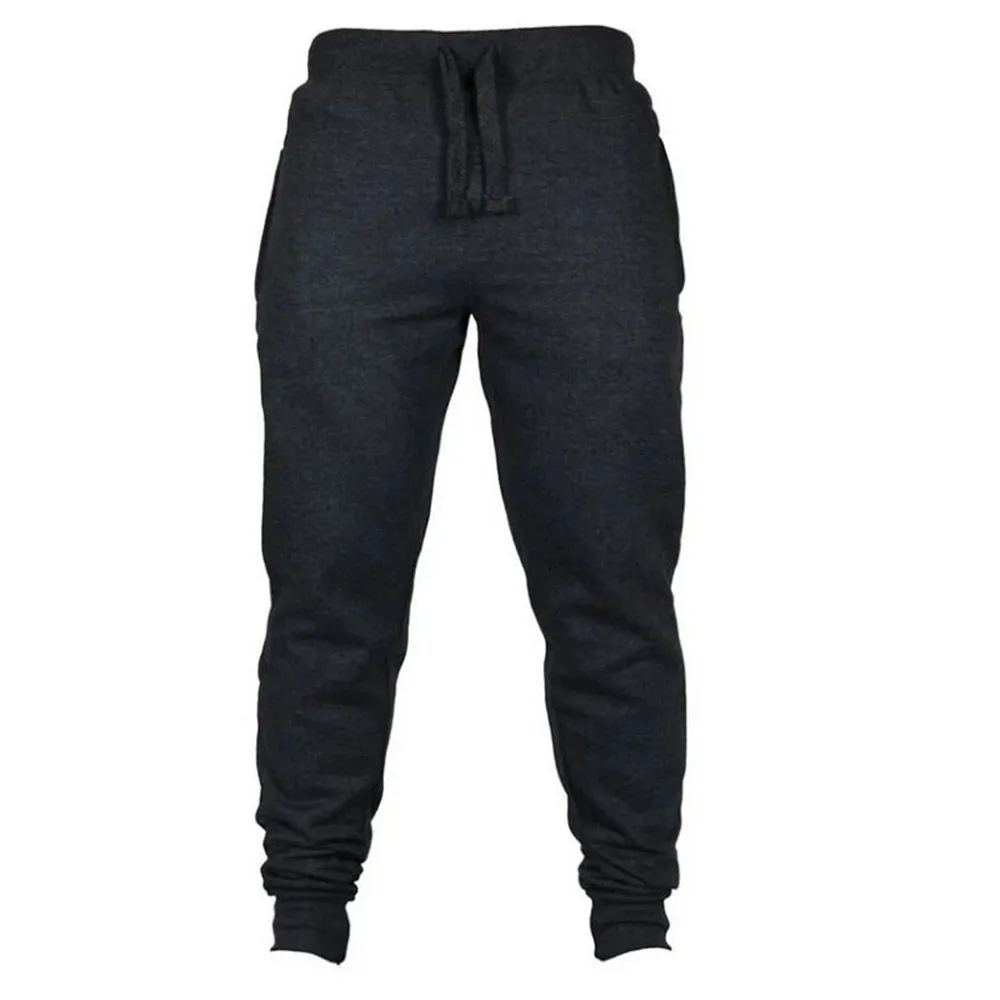 2023 Mens Joggers Casual Pants Fitness Men Sportswear Tracksuit Bottoms Skinny Sweatpants Trousers Black Gyms Jogger Track Pants view 5