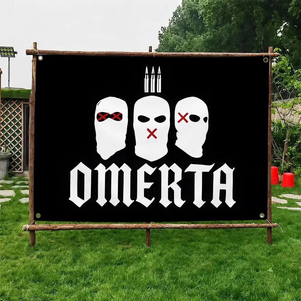 Omerta Maes Singer Cool Flags Flag Soft skin-friendly Durable Tapestry Outdoor party Home living room bedroom Decoration