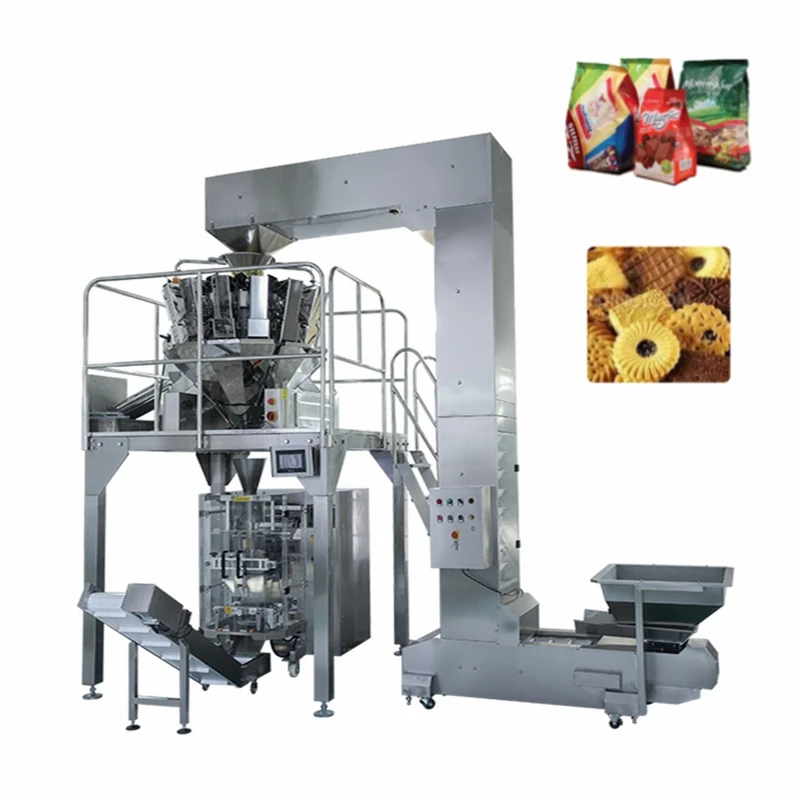 Automatic Vertical Banana Potato Corn Banana Chips Crisps Rice Popcorn  Pretzels Packing and Packaging Machine with Nitrogen