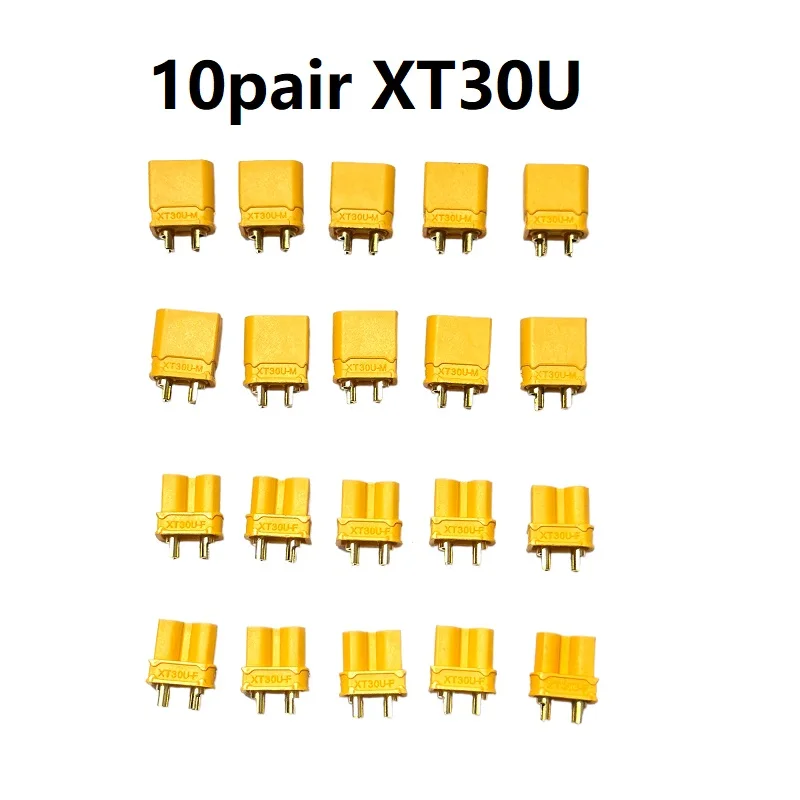 5/10 Paar XT30 XT30U Männlich Weiblich Rundstecker Stecker das Upgrade Für RC FPV Lipo Batterie RC Quadcopter ESC