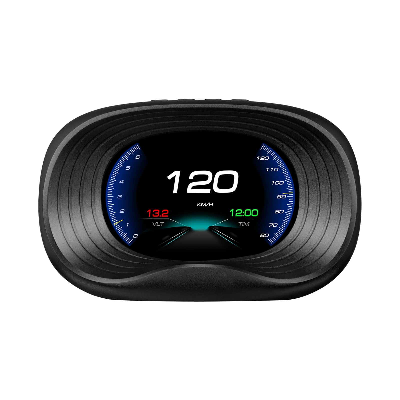 

Digital OBDII Speedometer Car Head Up Display with OBD Interface Black Size 2.95*4.53*1.38inch Speed Voltage Single Mileage
