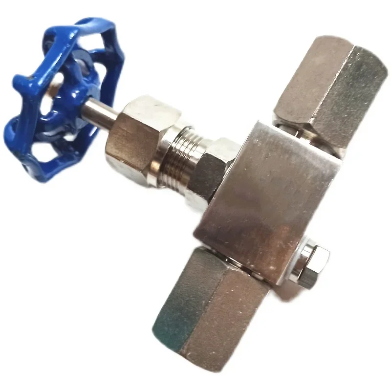 2 قطعة JJM1-160P الفولاذ المقاوم للصدأ قياس الضغط صمام إبرة صمام التوقف 304 قياس الضغط صمام التوقف M20 * 1.5 #5