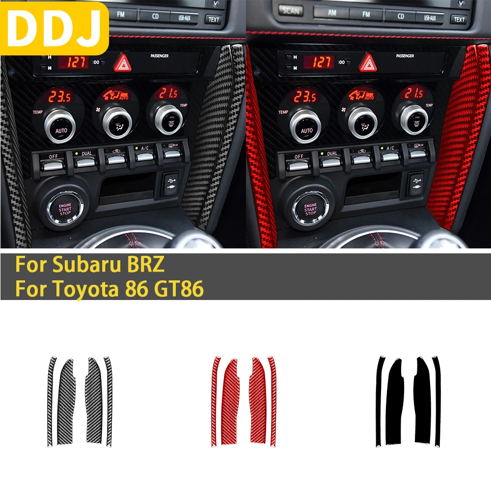 

For Subaru BRZ Toyota 86 GT86 2016-2020 Carbon Fiber Car Interior Accessories Central Control Switch Side Trim Cover Sticker