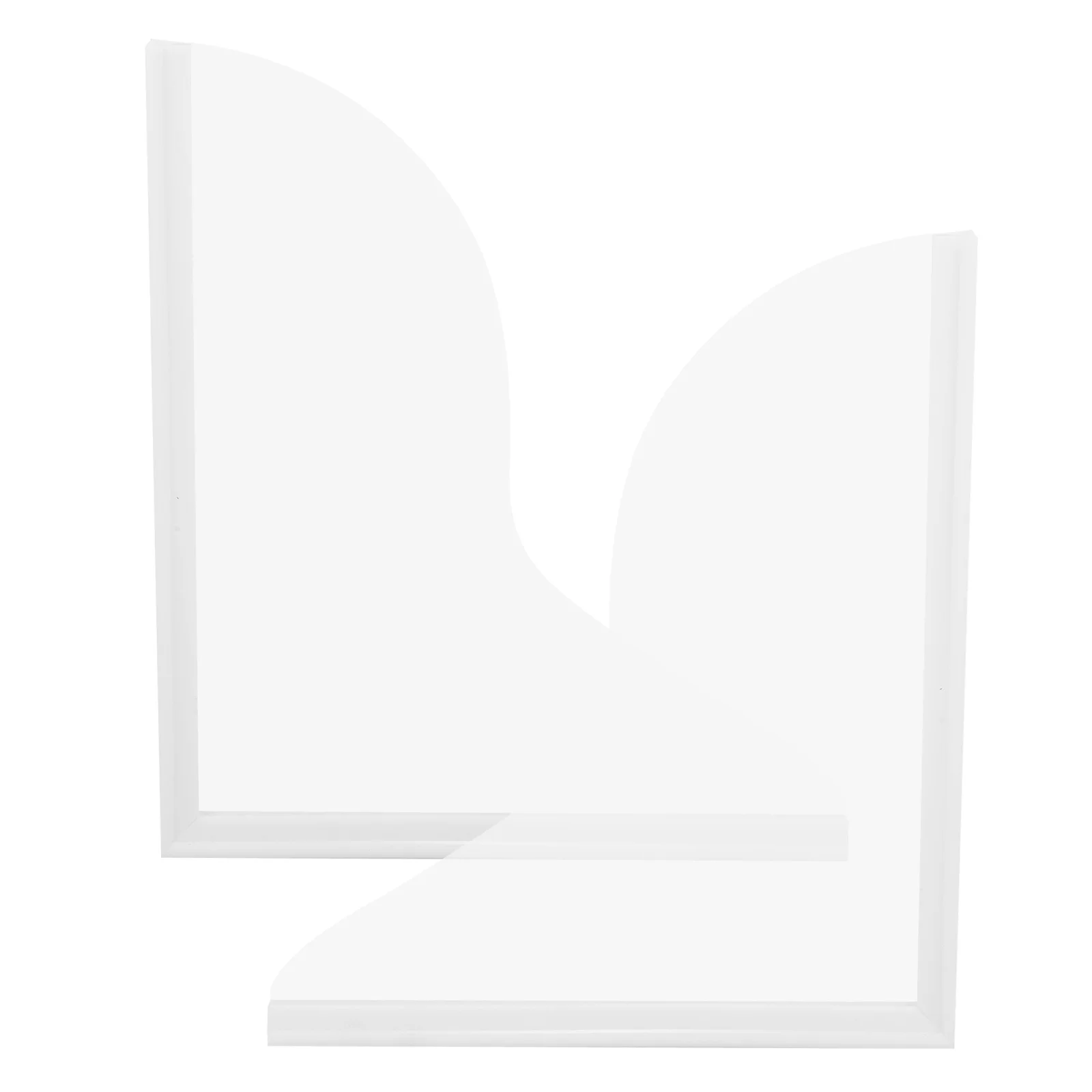 2 قطعة حوض الاستحمام الاكريليك الرش الحرس واضح دش حوض الاستحمام حامي المياه قوي سهل التركيب لا حاجة لأدوات