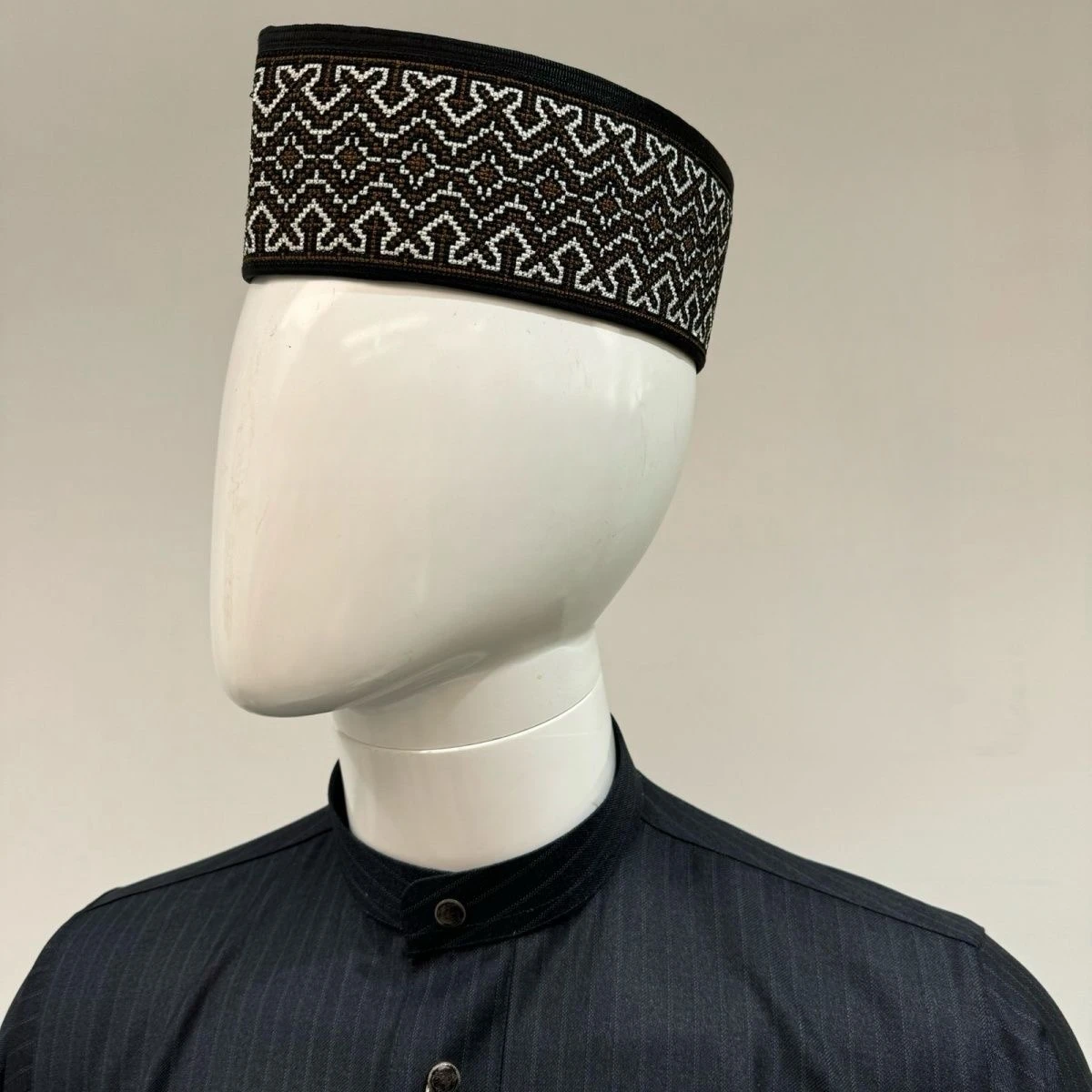 Chapeau de bateau musulman malaisien pour hommes, livraison gratuite de produits fiscaux, casquette de prière turque, kippa, saoudien, juif, islamique, Kufi, 03396