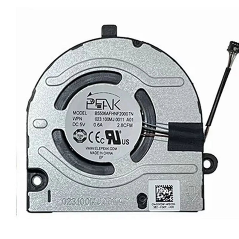 For Dell Inspiron 13 Pro 5310 Vostro 5310, Latitude 3320 Laptop Cooling Fan CPU GPU Cooler Fans CN-0XKD91 06T5J2 0HM04F HM04F Ne