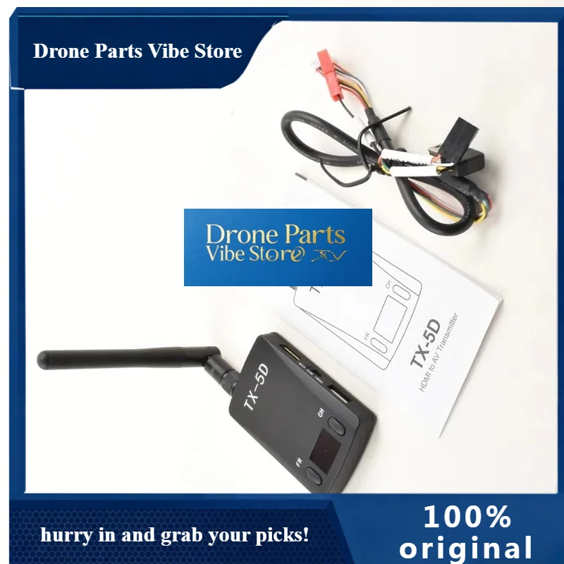 Drone Parts 1pcs New Original Skyzone TX-5D 5.8GHz Video Transmitter, 600mW 32CH RC Switch 7-24V For Fatshark/ImmersionRC FPV Dr