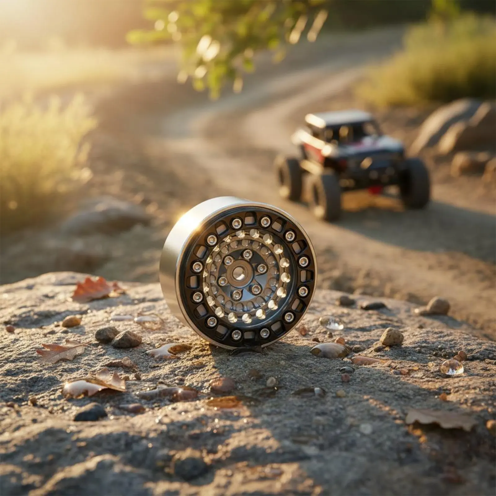 1.3 Inch Rim Metal Aluminum Beadlock Rim Aluminum Wheel Hub Long-Lasting Vehicle Part CNC Machined for out of-Highway