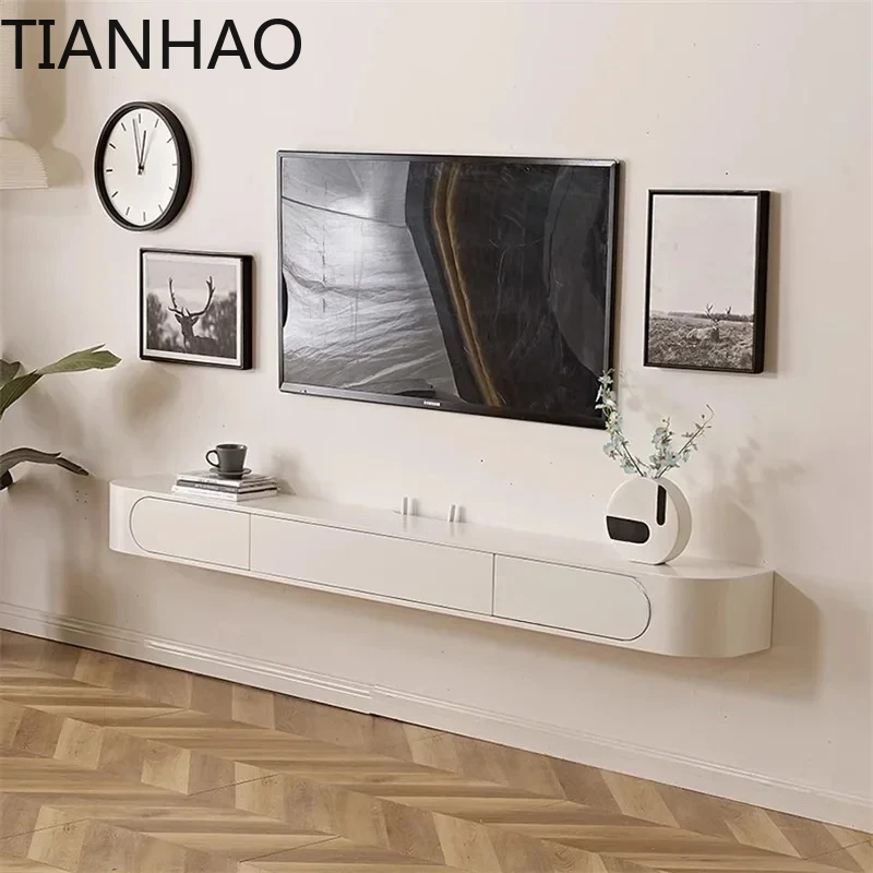 Chinese Solid Wood Tv Stand Cheap Furniture Living Room With Bookshelves Set Stand Table Retro Walnut Color Coffee Combination