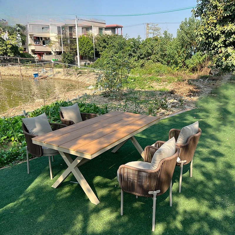 

Courtyard hotel Open-air rattan sofa combination outdoor garden balcony Leisure outdoor furniture