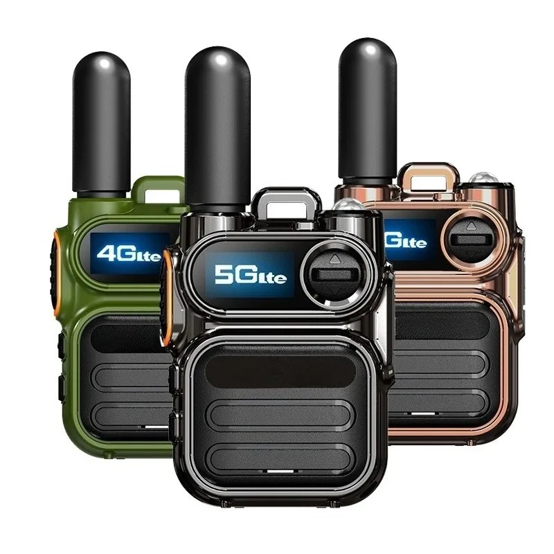 

Global walkie-talkie 5000 kilometers public network mini 4G card European and American foreign trade handset