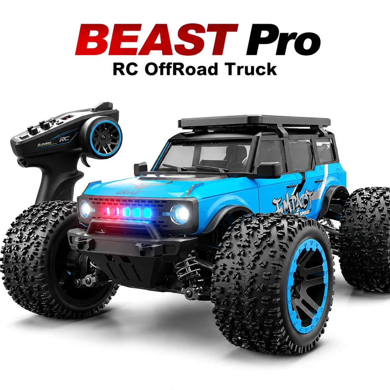 SG201MAX Brushless RC Off Road Truck 55KM/H 1:20 4WD All Terrain Remote Control Buggy With Magnetic Car Shell LED Lights Metal D