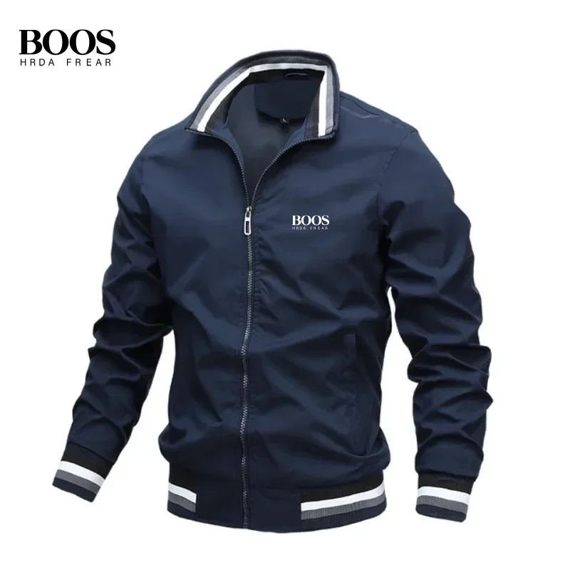 

Fall high-end printed high-quality zipper jacket, men's street trend luxurious fashionable casual outdoor sports baseball shirt