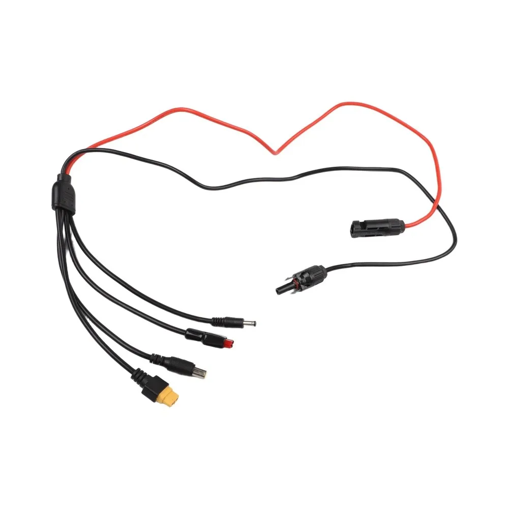 for versatile Charging for Solar Charging Cable 14AWG Wires Design 14AWG for Solar Cable Solar Charging Cable Black, Red