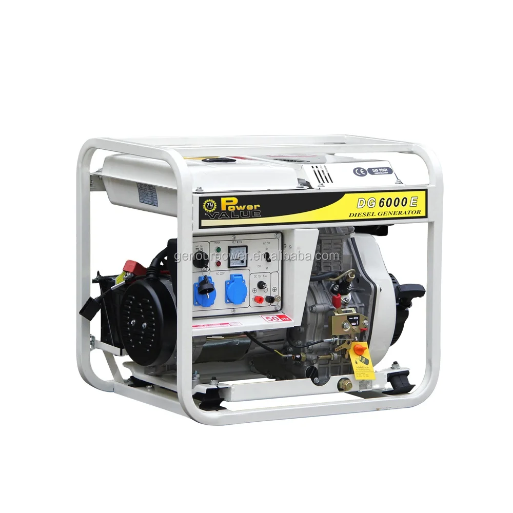 

3kva 5kva fuel less Portable die sel generator low fuel consumption per hour