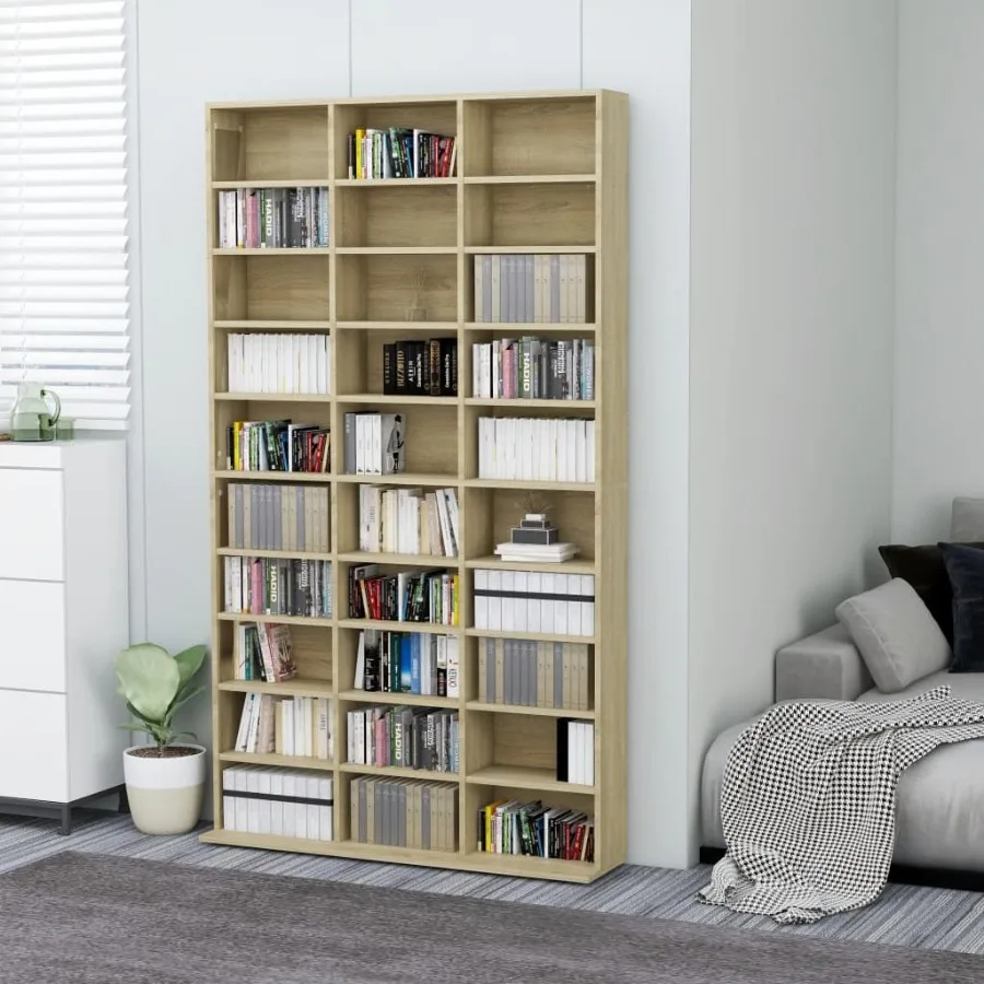 

CD Cabinet Sonoma Oak 40.2x6.3x69.9 Engineered Wood