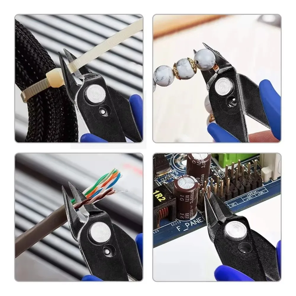 Diagonal Pliers Carbon Steel Pliers Electrical Wire Cable Cutters Cutting Side Snips Flush Pliers Nipper Hand Tools
