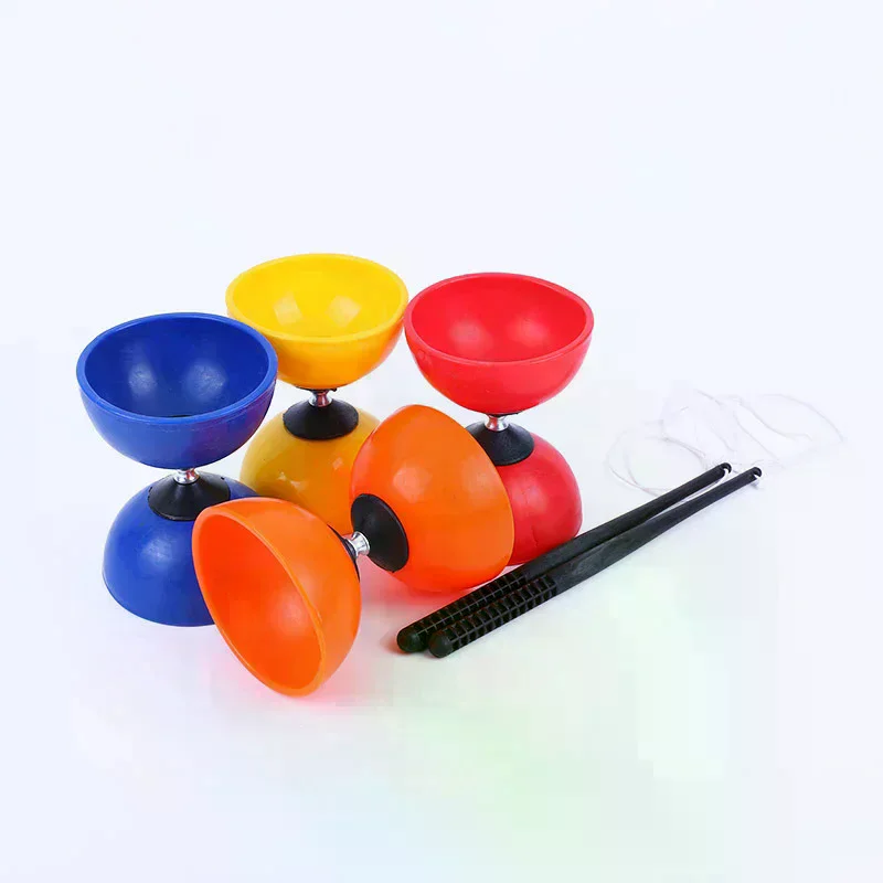 Yo Yo Diabolo Toy Professional Chinese Toddler Acrobatics Juggling Show Prop Outdoor Fitness Fun