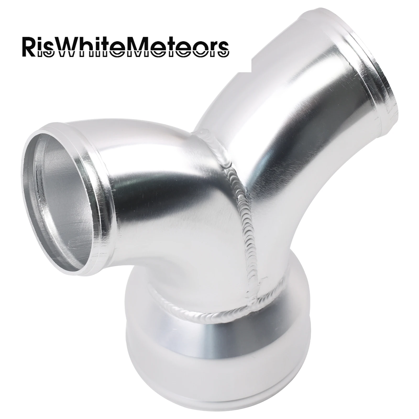 

Aluminum Y-Pipe: 2.5" Dual to 3.5" - Cold Air Intake/Intercooler Piping